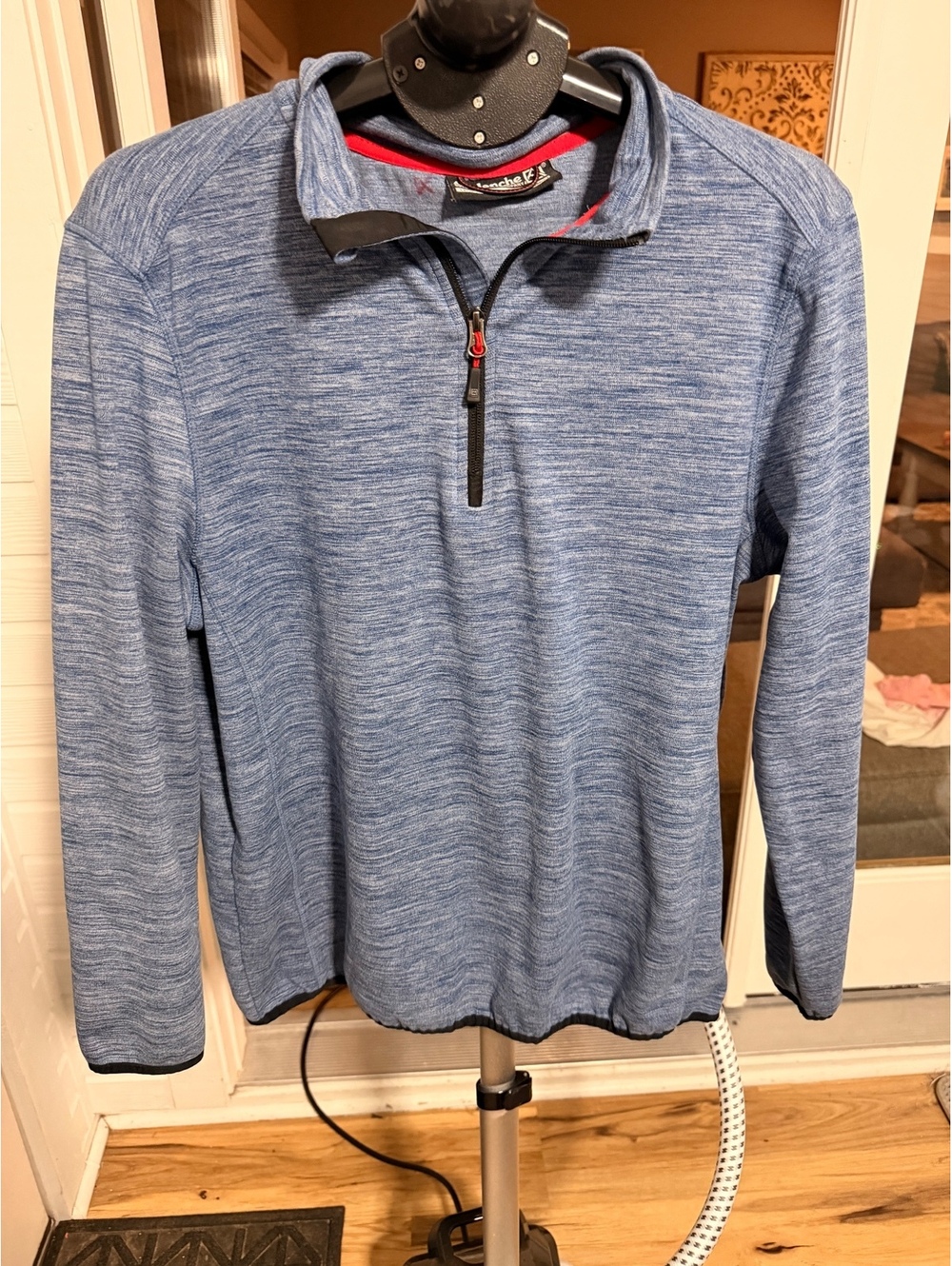 Avalanche blue quarter-zip pullover